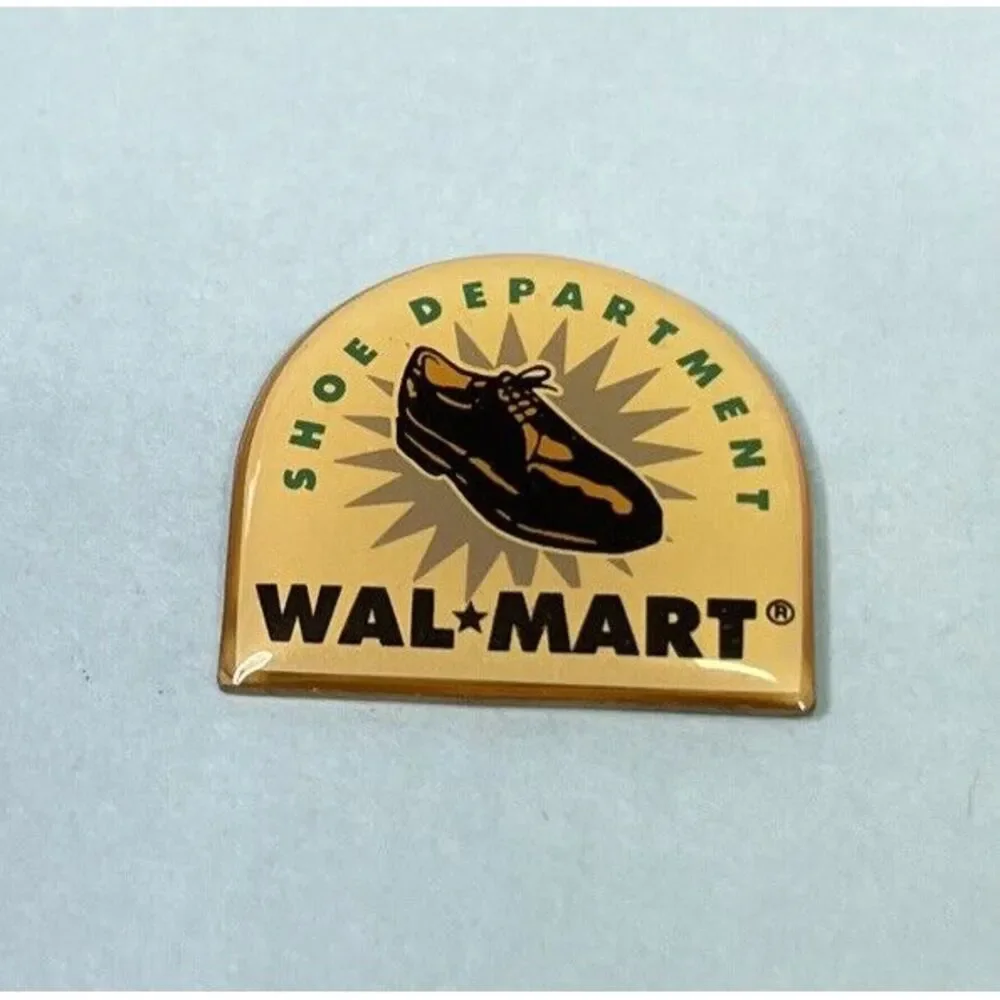 VTG Walmart Lapel Pin Shoe Department Collectible Employee Associate‎